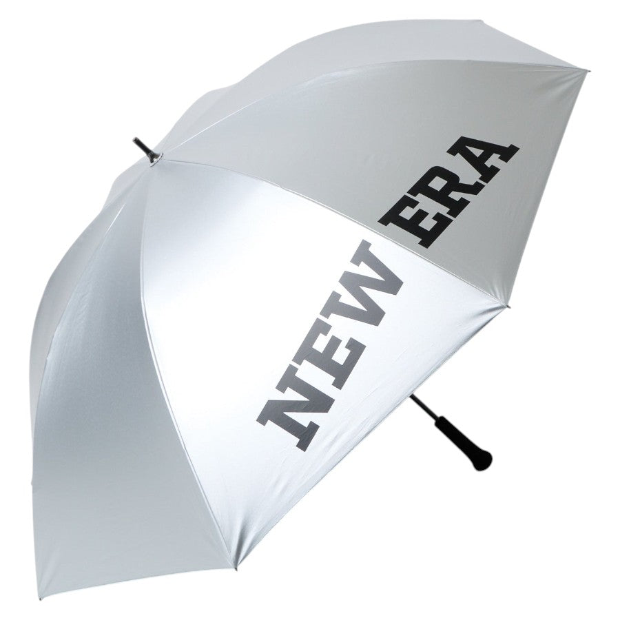 ニューエラ ゴルフアンブレラ フラッグロゴ シルバー（14747157） ニューエラ NEW ERA GOLF 傘 ゴルフアンブレラ フラッグロゴ シルバー