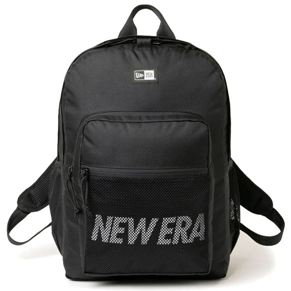 キャンパスパック 35L プリントロゴ ブラック × ホワイト