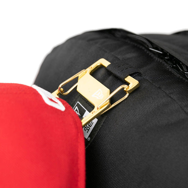 キャンパスパック 35L プリントロゴ ブラック × ホワイト