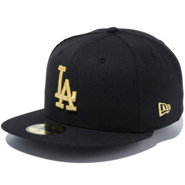 59FIFTY ロサンゼルス・ドジャース ブラック × メタリックゴールド