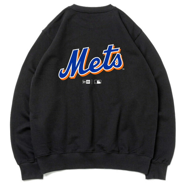 裏毛 スウェット クルーネック MLB Apparel ニューヨーク・メッツ ブラック