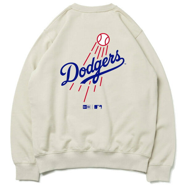 裏毛 スウェット クルーネック MLB Apparel ロサンゼルス・ドジャース ストーン