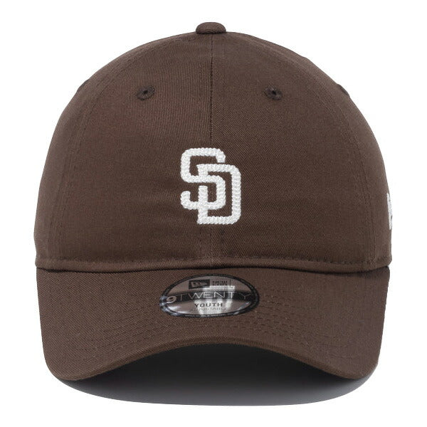 Youth 9TWENTY MLB Chain Stitch サンディエゴ・パドレス ウォルナット