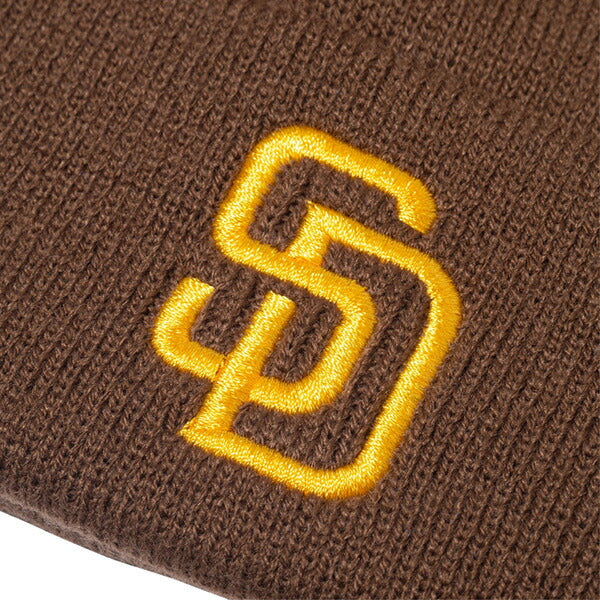 Kid's ベーシック カフニット MLB Team Logo サンディエゴ・パドレス ウォルナット