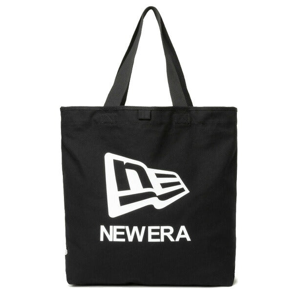 ライトトートバッグ 14L フラッグロゴ ブラック × ホワイト