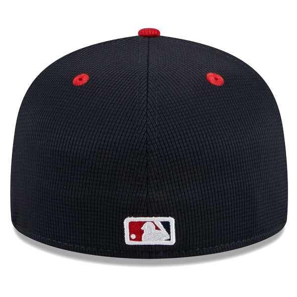 2024 Batting Practice 59FIFTY ロサンゼルス・エンゼルス ネイビー レッドバイザー
