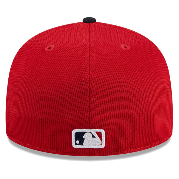 2024 Batting Practice 59FIFTY ボストン・レッドソックス レッド ネイビーバイザー