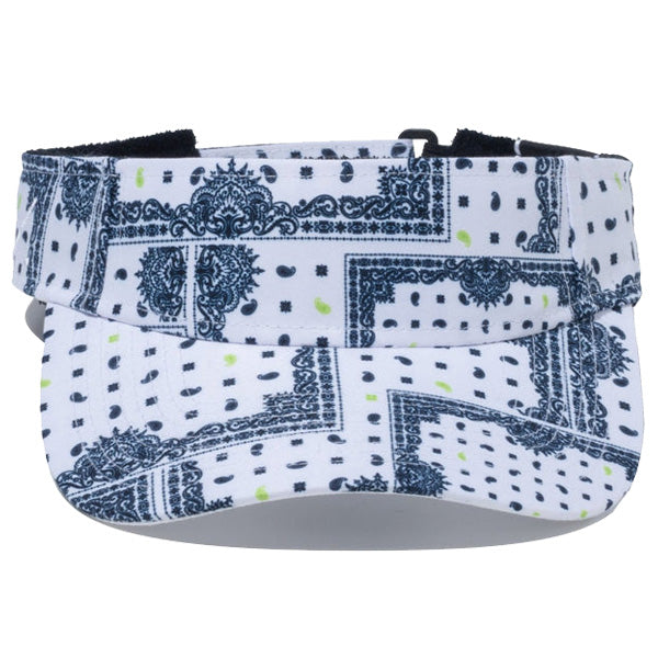 【ゴルフ】サンバイザー Bandana ホワイト