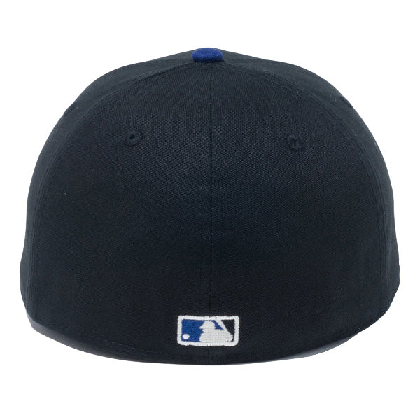 LP 59FIFTY Duck Canvas ロサンゼルス・ドジャース ブラック ダークロイヤルバイザー