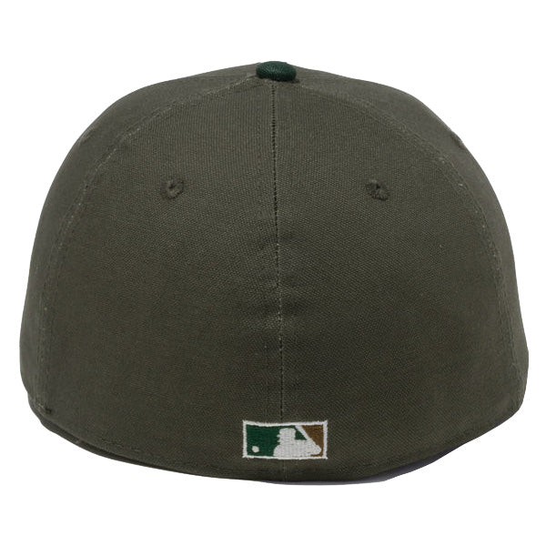 LP 59FIFTY Duck Canvas カリフォルニア・エンゼルス クーパーズタウン モス ダークグリーンバイザー