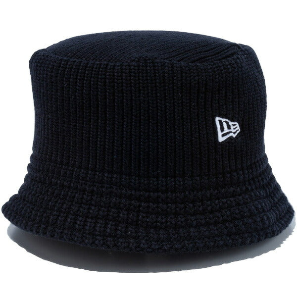 ニットバケット Knit Bucket ブラック × クリーム