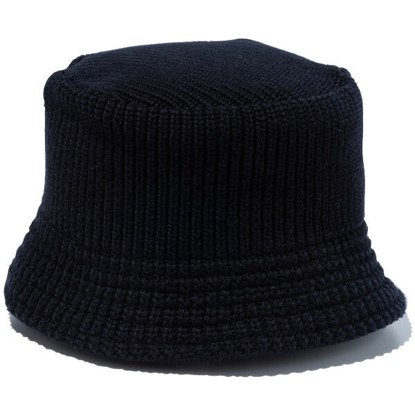 ニットバケット Knit Bucket ブラック × クリーム