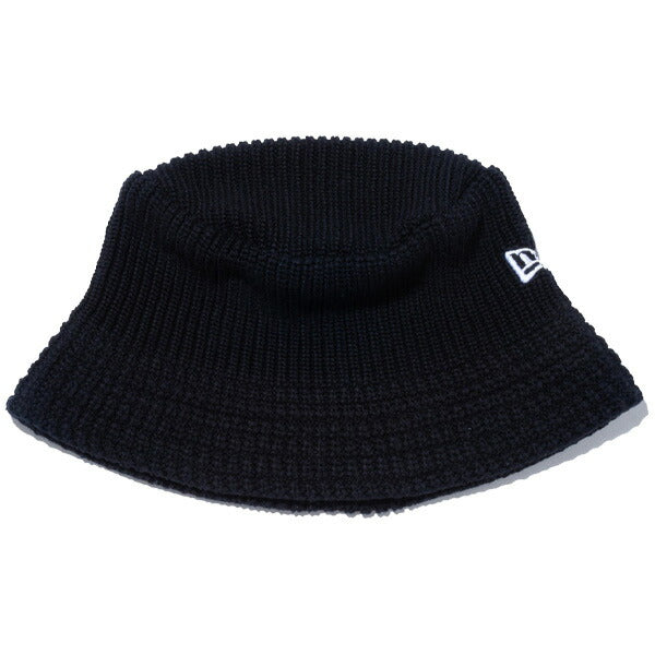 ニットバケット Knit Bucket ブラック × クリーム