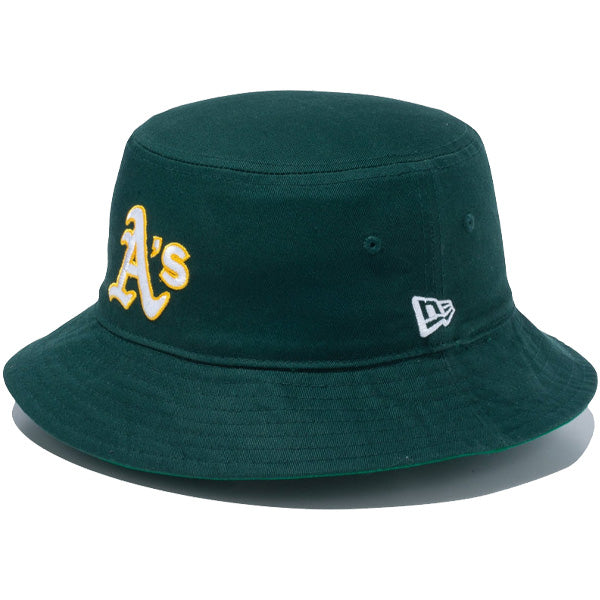バケット01 リバーシブル MLB Reversible Hat オークランド・アスレチックス ダークグリーン
