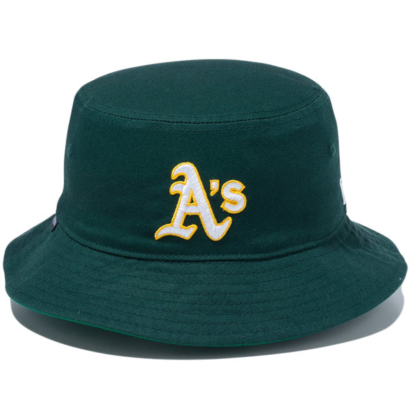 バケット01 リバーシブル MLB Reversible Hat オークランド・アスレチックス ダークグリーン