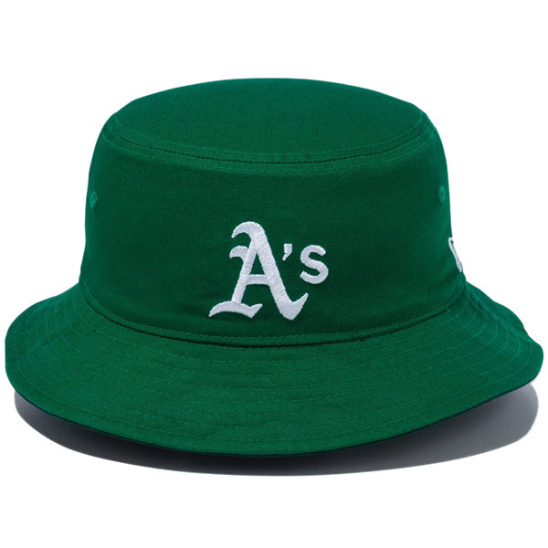 バケット01 リバーシブル MLB Reversible Hat オークランド・アスレチックス ダークグリーン