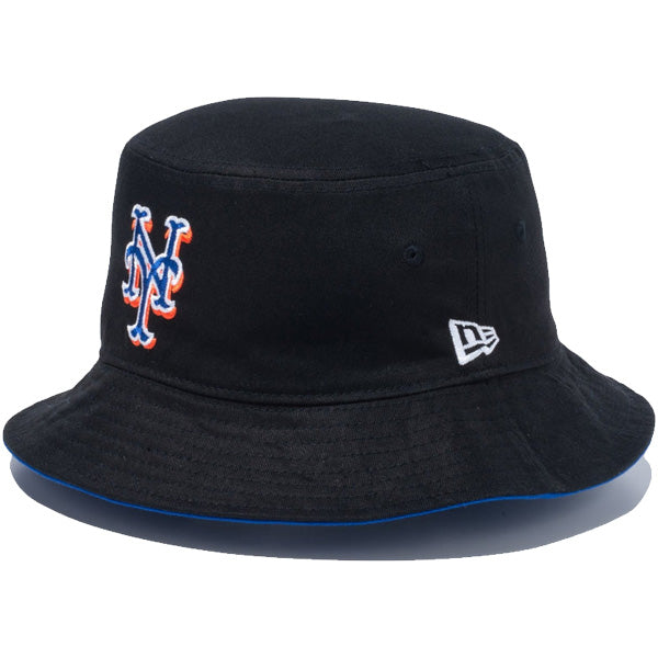 バケット01 リバーシブル MLB Reversible Hat ニューヨーク・メッツ ブラック/ライトロイヤル