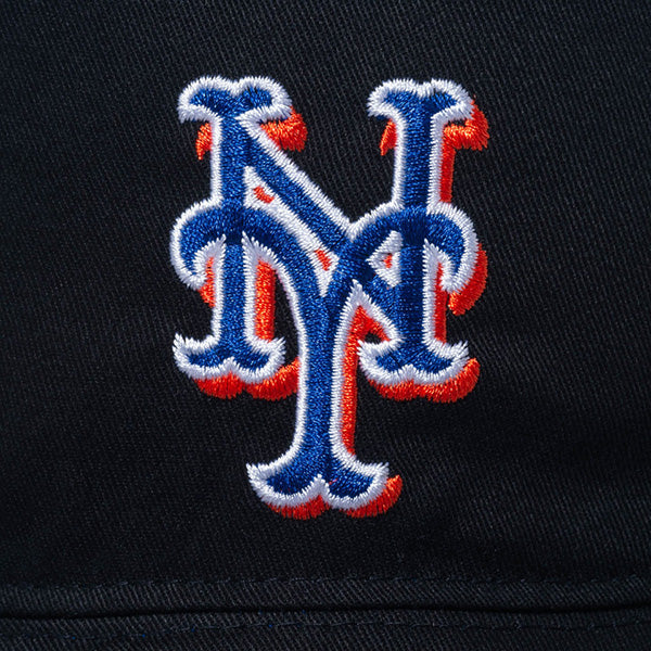 バケット01 リバーシブル MLB Reversible Hat ニューヨーク・メッツ ブラック/ライトロイヤル