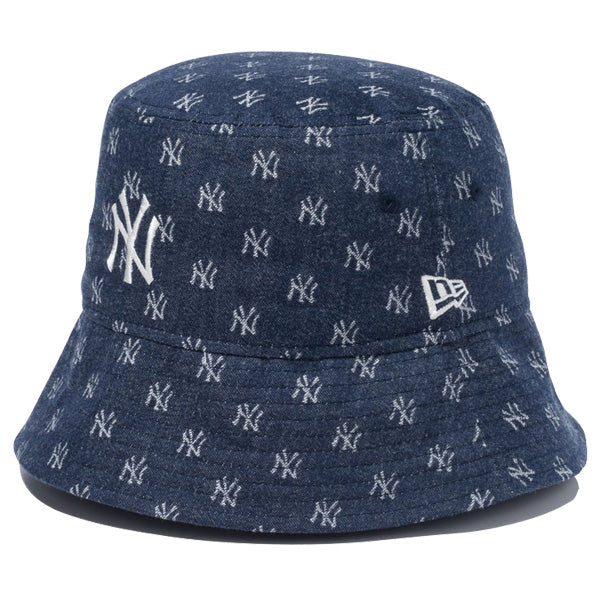 バケット01 セーラーブリム Sailor Brim MLB Jacquard ニューヨーク・ヤンキース ネイビー × クローム