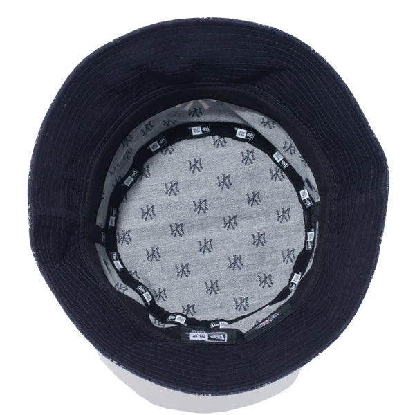 バケット01 セーラーブリム Sailor Brim MLB Jacquard ニューヨーク・ヤンキース ネイビー × クローム