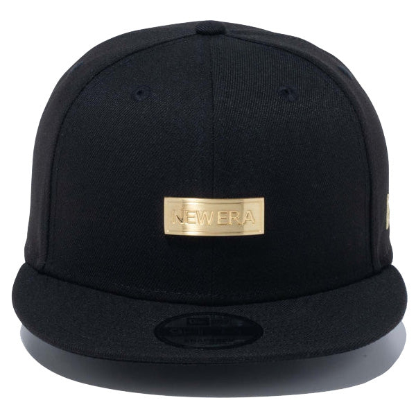 9FIFTY Metal Plate ブラック × ゴールド