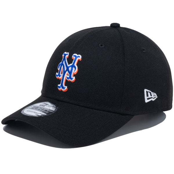 9FORTY MLB ニューヨーク・メッツ ウーブンパッチ ブラック