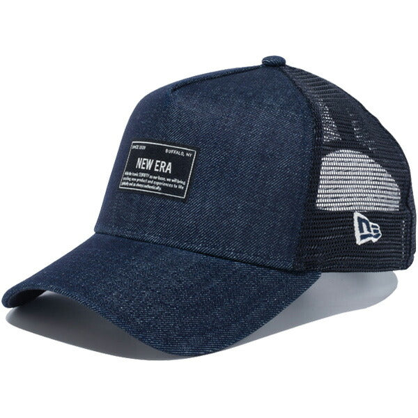 9FORTY A-Frame トラッカー Denim ウーブンパッチ インディゴデニム
