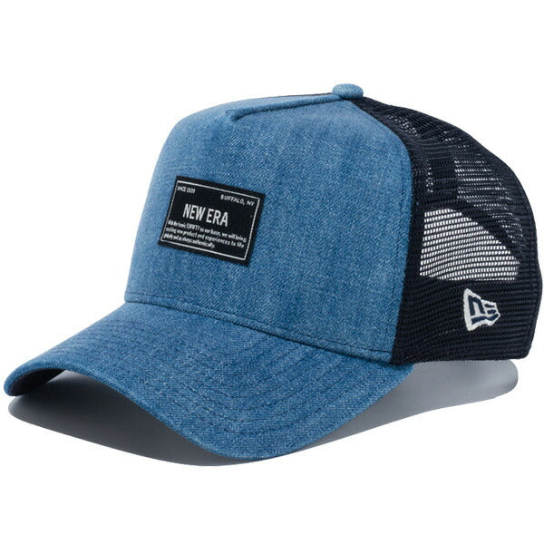 9FORTY A-Frame トラッカー Denim ウーブンパッチ ウォッシュドデニム