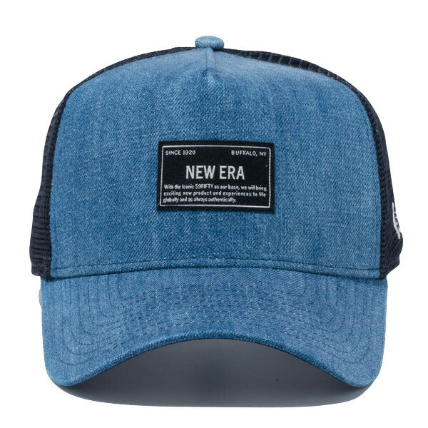 9FORTY A-Frame トラッカー Denim ウーブンパッチ ウォッシュドデニム