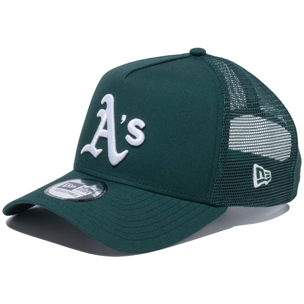 9FORTY A-Frame トラッカー MLB Typewriter タイプライター オークランド・アスレチックス ダークグリーン