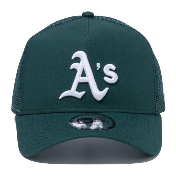 9FORTY A-Frame トラッカー MLB Typewriter タイプライター オークランド・アスレチックス ダークグリーン