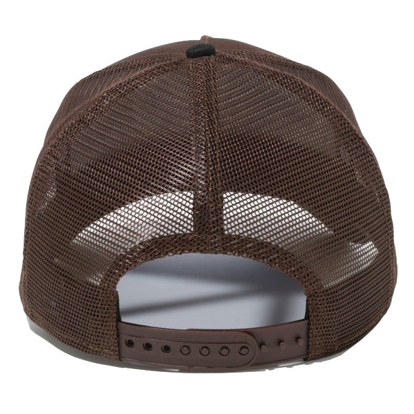 9FORTY A-Frame トラッカー NEW ERA 1920 アーチロゴ バーントウッド/ブラック