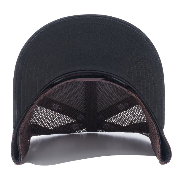 9FORTY A-Frame トラッカー NEW ERA 1920 アーチロゴ バーントウッド/ブラック