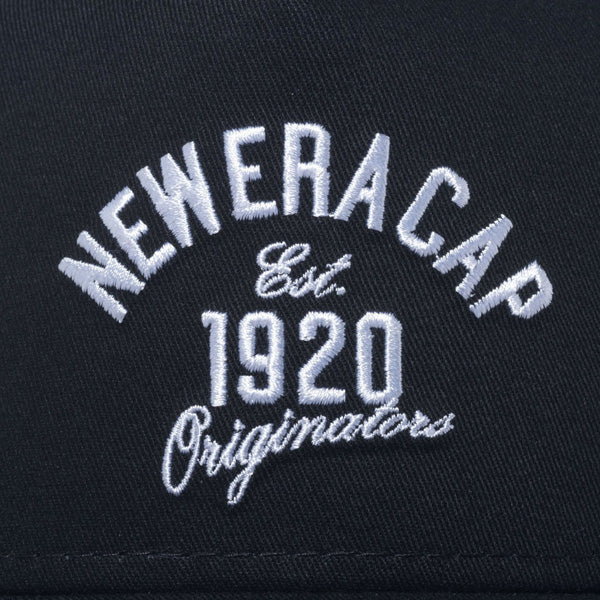 9FORTY A-Frame トラッカー NEW ERA 1920 アーチロゴ ブラック