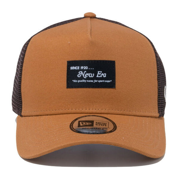 9FORTY A-Frame トラッカー Duck Canvas ダックキャンバス ウーブンパッチ ライトブロンズ