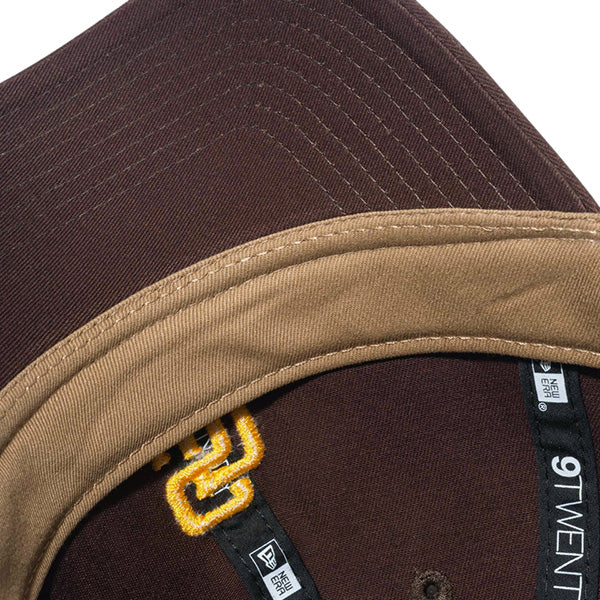 9TWENTY Khaki Sweat Band サンディエゴ・パドレス カーキスウェットバンド バーントウッド