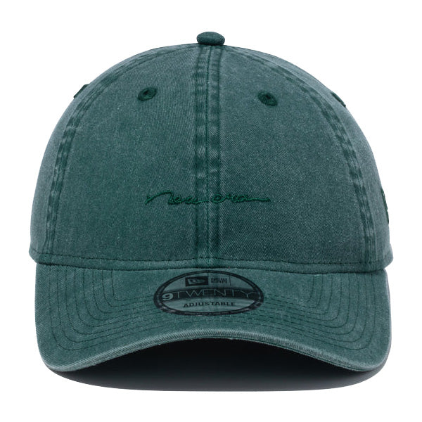 9TWENTY Acid Wash アシッドウォッシュ スクリプトロゴ ダークグリーン
