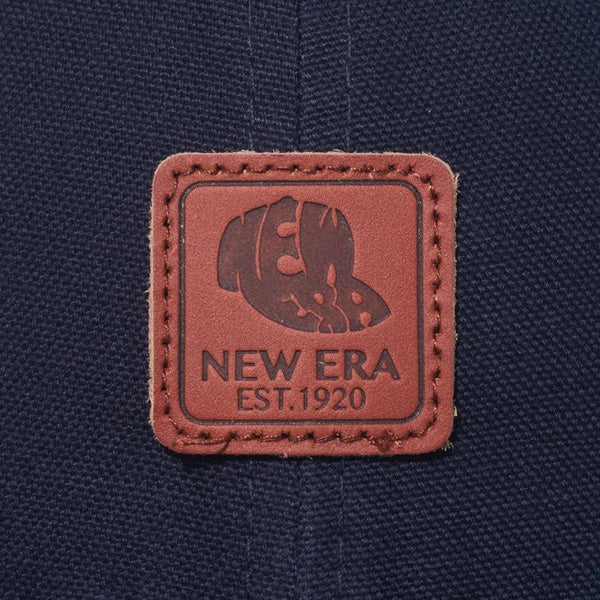 9TWENTY Leather Patch ダックキャンバス ネイビー