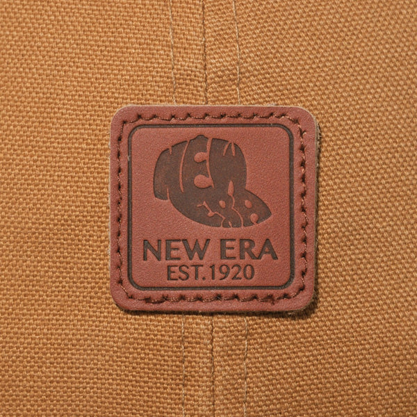 9TWENTY Leather Patch ダックキャンバス ライトブロンズ