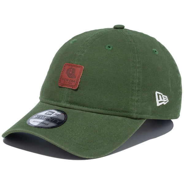 9TWENTY Leather Patch ダックキャンバス シラントログリーン