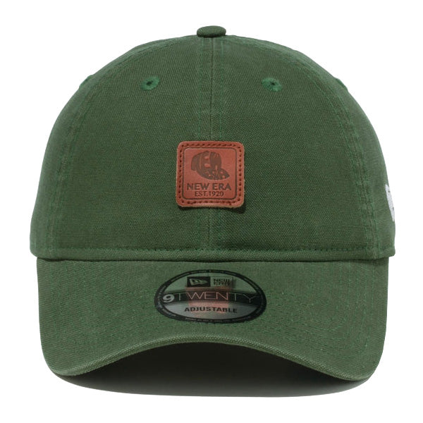 9TWENTY Leather Patch ダックキャンバス シラントログリーン