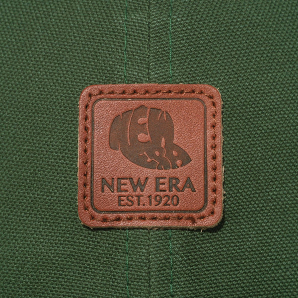 9TWENTY Leather Patch ダックキャンバス シラントログリーン