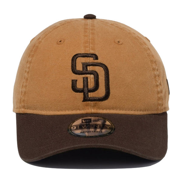 9TWENTY MLB Washed Duck サンディエゴ・パドレス ライトブロンズ ブラウンバイザー