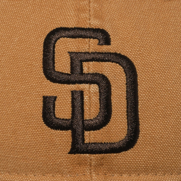 9TWENTY MLB Washed Duck サンディエゴ・パドレス ライトブロンズ ブラウンバイザー