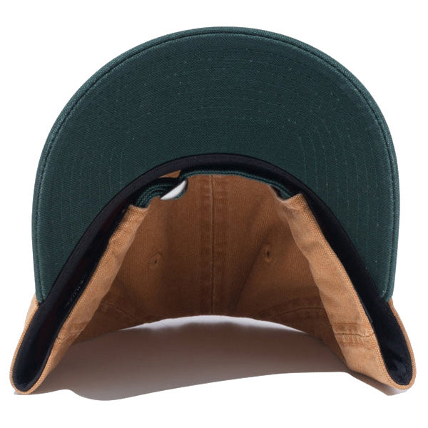 9TWENTY MLB Washed Duck オークランド・アスレチックス ライトブロンズ ダークグリーンバイザー