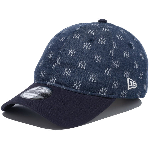 9TWENTY MLB Jacquard ニューヨーク・ヤンキース ネイビー × クローム ネイビーバイザー