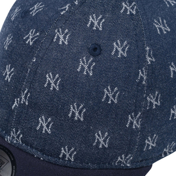 9TWENTY MLB Jacquard ニューヨーク・ヤンキース ネイビー × クローム ネイビーバイザー