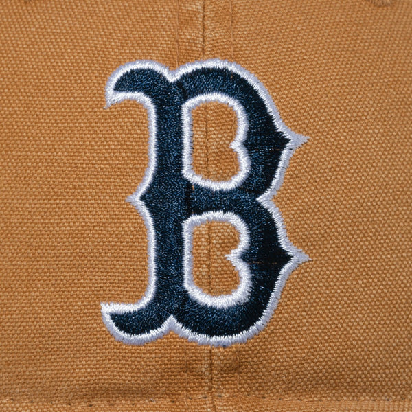 9TWENTY MLB Washed Duck ボストン・レッドソックス ライトブロンズ マルーンバイザー
