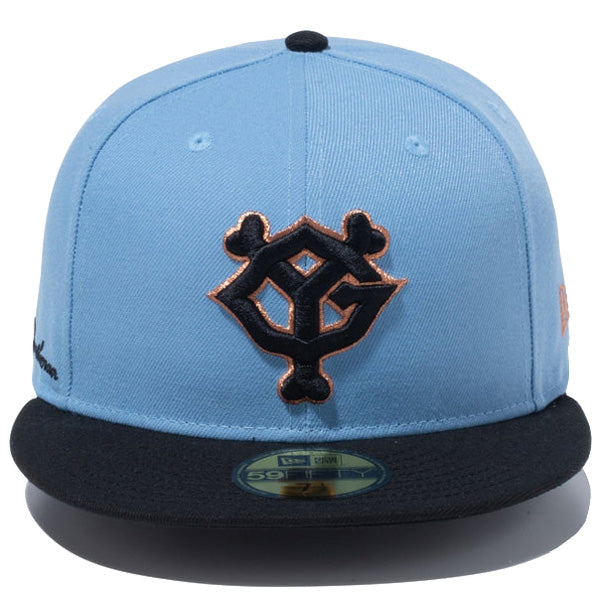 59FIFTY 読売ジャイアンツ バーズアイブルー ブラックバイザー