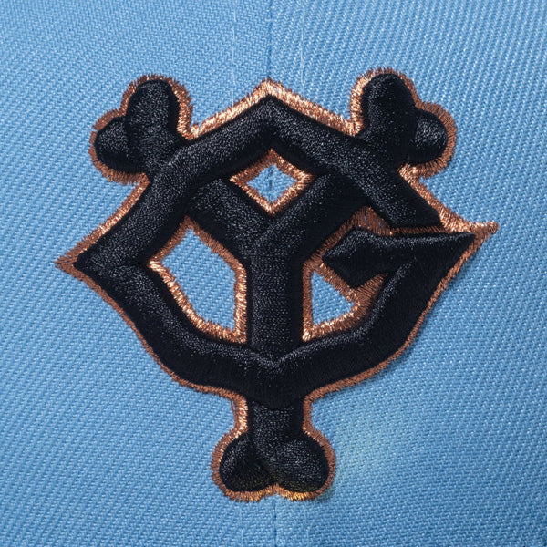 59FIFTY 読売ジャイアンツ バーズアイブルー ブラックバイザー